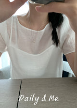 layered blouse(2color)