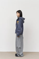 ミッドカーゴワイドスウェットパンツ