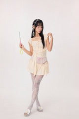 Dear Days Detachable Skorts (Cream)