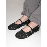 Bliss 0025. Stud Mesh Flat - 3colors