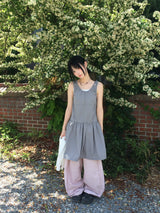 デイリーライトボタンパンツ