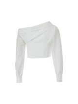 Ines shirts bustier (White)