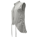 ROUND POCKET VEST . ASH GRAY
