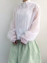 Light touch cropped hooded jacket