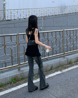 ダブルラインブーツカットパンツ