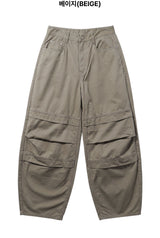 Hannah Cotton Wide Work Pants