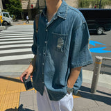 3 TAP Smoke Wrinkle Wash Short Sleeve Shirt (2color)