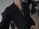 ASCLO String Crop V Cardigan (5color)