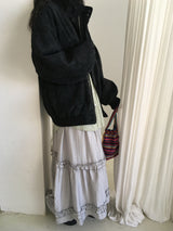 Frill tiered skirt