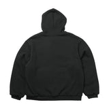 リバーシブルフーディージップアップ チェックレッド