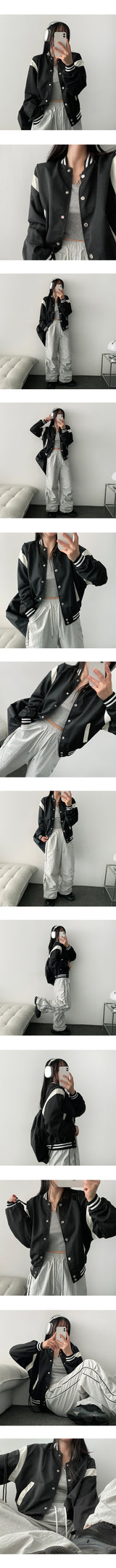 Rosin Cropped Bar City Jumper (3 colors)
