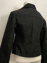 Black Denim Stud Jacket
