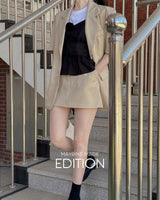【MADE】H line mini skirt