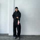 Structured Seam Hooded Jacket