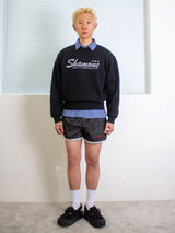 26ss SHAMONE エンブロイダリースウェットシャツ 2color