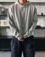 AO side pocket hooded zip-up