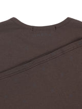 HIDDEN PRINT REGULAR T (BROWN)