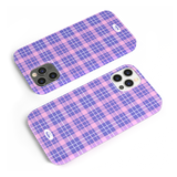 【MADE】Check glossy hard Phone case