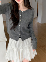 #AR Pendant Wool Raglan Knit Cardigan (8color)
