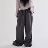 [made/free.xl] Bess Two-Way Banding Panel Wide Training Pants -5color