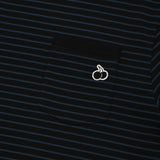 ユニモノチェリーストライプTシャツ [NAVY]
