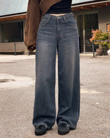 Haro wide denim pants