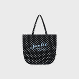 グラフィックドットエコバッグ (BLACK)