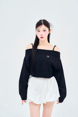 off shoulder knit