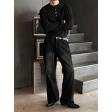 [4SEASON] Flare washing denim pants(2color)