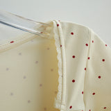 Yuni Dot Ribbon Top