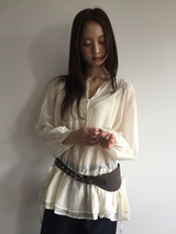 Eyelet swell belt (2color)