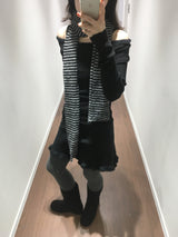 Merlot Stripe Muffler (3 Colors)
