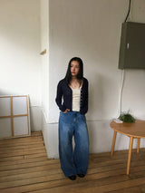 Cat Brush Backed Denim (1color)