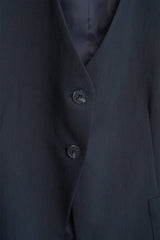 512 ボタンベスト (ブラック)