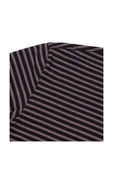 (BASE) STRIPE POCKET LONG SLEEVE (NAVY)