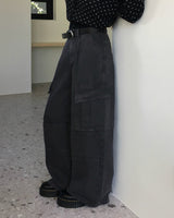 [ORIGINAL] Kinder Pigment Cargo Wide Pants