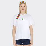 Poem 'Flower' Standard-fit short sleeve T-shirts (White)