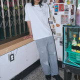 Untitled スターリーナイト ピグメントウォッシュ ショートスリーブ Off White