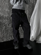 dying cutting zipper pants
