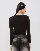 Two Tone Longsleeve Top