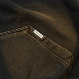 Oversized Full Zip Hoodie - Faded Black