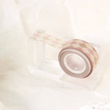 Argyle Check Masking Tape / Vanilla Choco Pink