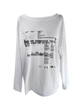 blur lettering loose fit off T (2color)