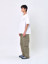 2025 テンプスシグネチャーロゴTシャツ (リラックスフィット)_ホワイト