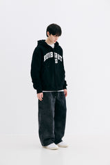 EMBROIDERY RUN BSRBT HOODIE ZIP-UP BLACK