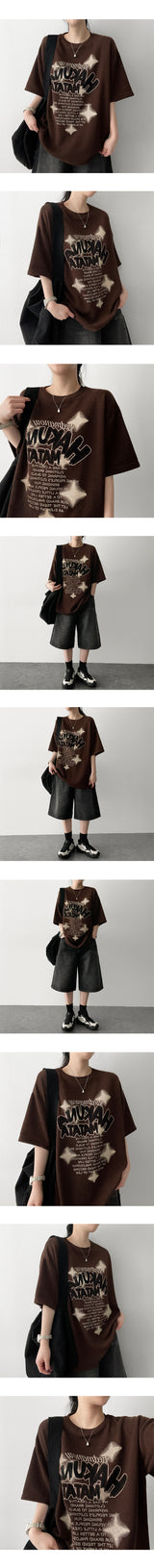 Nishu Illustrated Knitwear Short-sleeved T-shirt