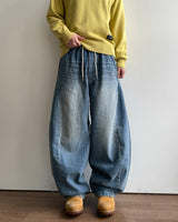 Ocean Curved Denim Pants