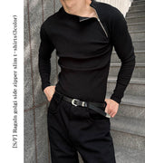 [S/F] Ragaln golgi side zipper slim t-shirts(3color)