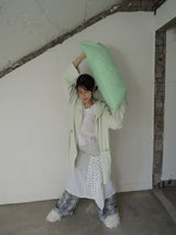 [prts made] パジャマヘッドバンドオーバーサイズドフーディショートローブ (Tumble-Washed)