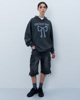 NEVER BREAK PIGMENT HOODIE-CHARCOAL